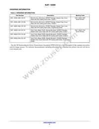 KAF-16200-FXA-CD-B2 Datasheet Page 2