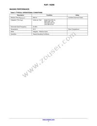 KAF-16200-FXA-CD-B2 Datasheet Page 7