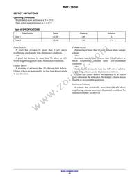 KAF-16200-FXA-CD-B2 Datasheet Page 15