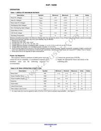 KAF-16200-FXA-CD-B2 Datasheet Page 16