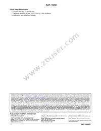 KAF-16200-FXA-CD-B2 Datasheet Page 22