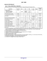 KAF-16801-AAA-DP-B1 Datasheet Page 6