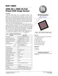 KAF-16803-ABA-DP-BA Datasheet Cover