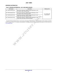 KAF-16803-ABA-DP-BA Datasheet Page 2