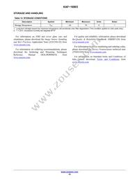 KAF-16803-ABA-DP-BA Datasheet Page 18