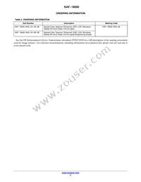 KAF-18500-NXA-JH-AE-08 Datasheet Page 2