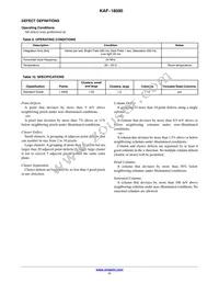KAF-18500-NXA-JH-AE-08 Datasheet Page 11