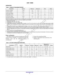 KAF-18500-NXA-JH-AE-08 Datasheet Page 12