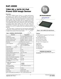 KAF-40000-FXA-JD-AE Datasheet Cover