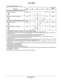 KAF-40000-FXA-JD-AE Datasheet Page 9