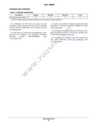 KAF-40000-FXA-JD-AE Datasheet Page 23