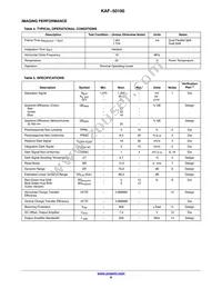 KAF-50100-CAA-JD-AA Datasheet Page 8