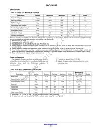 KAF-50100-CAA-JD-AA Datasheet Page 15