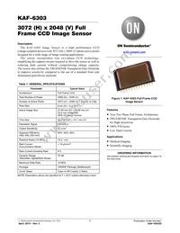 KAF-6303-AAA-CP-B2 Datasheet Cover