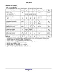 KAF-6303-AAA-CP-B2 Datasheet Page 6