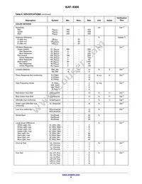 KAF-8300-CXB-CB-AA-OFFSET Datasheet Page 9
