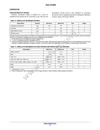 KAI-01050-FBA-JD-BA Datasheet Page 17