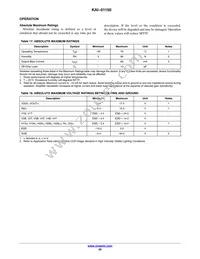 KAI-01150-QBA-FD-AE Datasheet Page 20