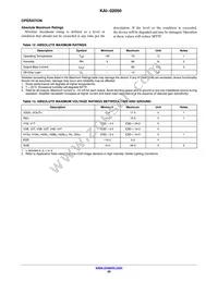 KAI-02050-FBA-FD-AE Datasheet Page 20