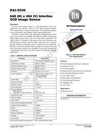 KAI-0330-CBA-CB-BA-DUAL Datasheet Cover