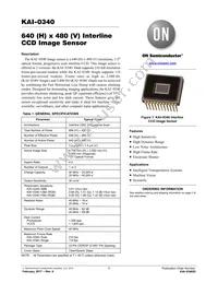 KAI-0340-FBA-CB-AA-SINGLE Datasheet Cover