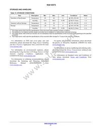 KAI-0373-ABA-CP-BA Datasheet Page 17