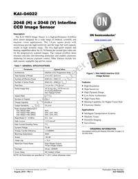 KAI-04022-FBA-CR-AE Datasheet Cover