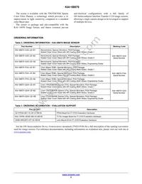 KAI-08670-QXA-JD-B1 Datasheet Page 2