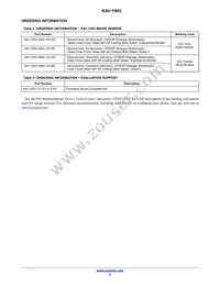 KAI-1003-ABA-CD-B2 Datasheet Page 2