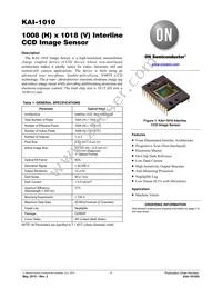 KAI-1010-ABA-CR-BA Datasheet Cover