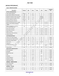 KAI-1020-FBA-JD-BA Datasheet Page 9