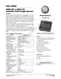 KAI-16050-QXA-JD-B1 Datasheet Cover