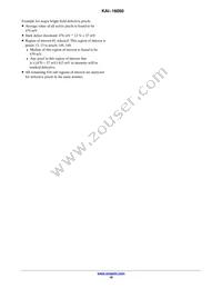 KAI-16050-QXA-JD-B1 Datasheet Page 18