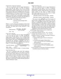 KAI-2001-ABA-CP-AE Datasheet Page 18