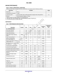 KAI-2020-FBA-CP-BA Datasheet Page 11