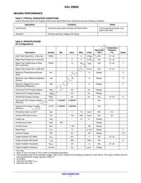 KAI-29050-AXA-JR-B2 Datasheet Page 7