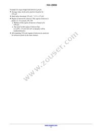 KAI-29050-AXA-JR-B2 Datasheet Page 17