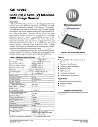 KAI-47052-AXA-JD-B1 Datasheet Cover