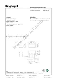 KB-A100SRW Datasheet Cover