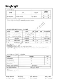 KB-A100SURKW Datasheet Page 2