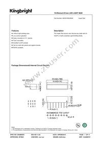 KB-B100SURKW Datasheet Cover