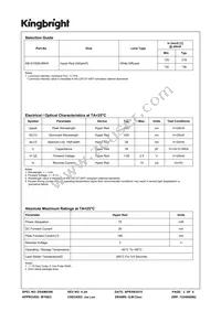 KB-G100SURKW Datasheet Page 2