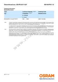 KB HAVPA1.12-UUVT-FKT1-20-R33-Z Datasheet Page 2