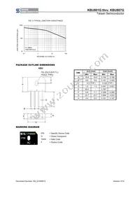 KBU807G T0G Datasheet Page 3