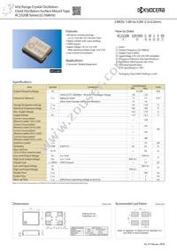 KC2520B32K7680CM2ESH Datasheet Cover