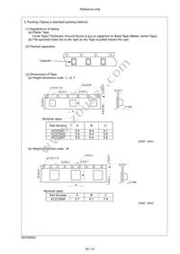 KC355WD7LP225MV01K Datasheet Page 21