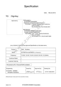 KC7050Y200.000P30EZU Datasheet Cover