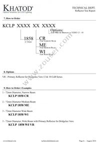 KCLP1858CR Datasheet Page 8