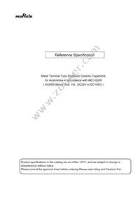 KCM55WR71E686MH01L Datasheet Cover