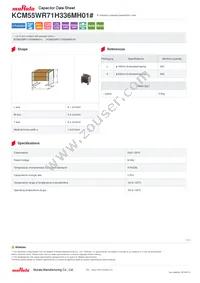 KCM55WR71H336MH01L Datasheet Cover